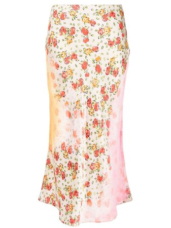 Marni floral-print Slip Skirt - Farfetch