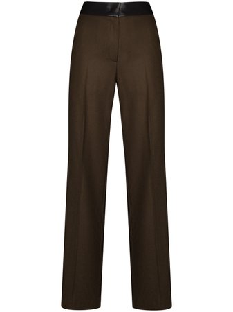 LVIR high-waist wide-leg Trousers - Farfetch