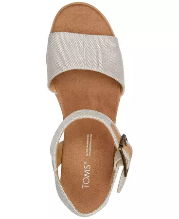TOMS Women's Diana Flatform Wedge Sandals - Macy's