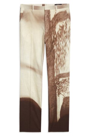 Fendi Shady Window Slim Fit Cotton Trousers | Nordstrom