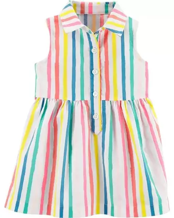 Baby Girl Striped Shirt Dress | Carters.com