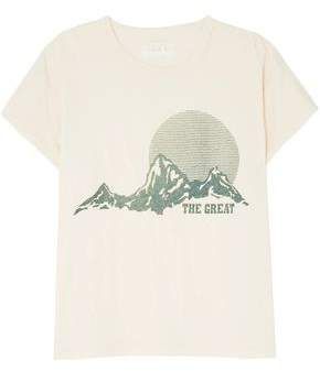 The Boxy Crew Printed Cotton-jersey T-shirt
