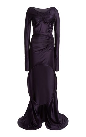 Draped Stretch-Jersey Gown By Victoria Beckham | Moda Operandi