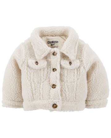 Cream Baby Sherpa Jacket | carters.com