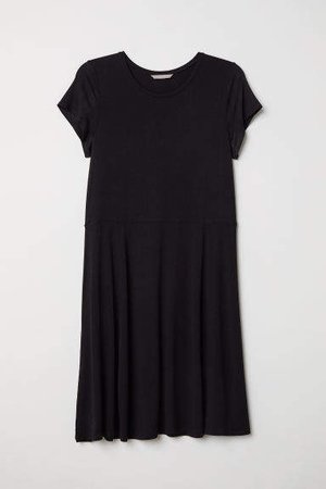 H&M+ Jersey Dress - Black
