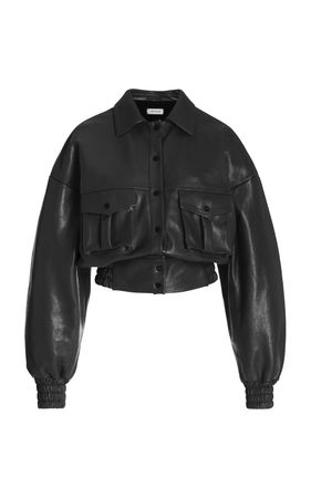 Exclusive Parla Leather Bomber Jacket By The Mannei | Moda Operandi