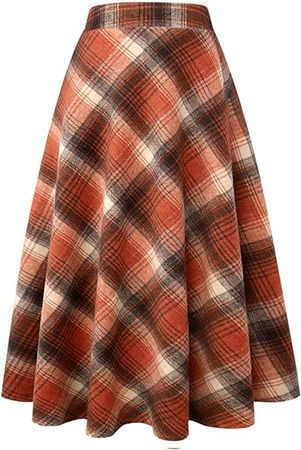 Wool Tartan Skirt