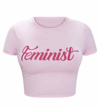 feminist crop top