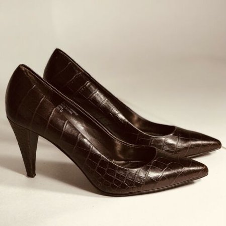 ALFANI Women Dark Brown Snakeskin Pumps Heels Size 6.5 | eBay