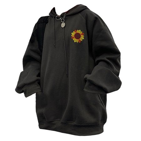Sunflower Embroidered Hoodie – Boogzel Apparel