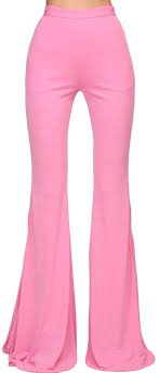pink flare leggings