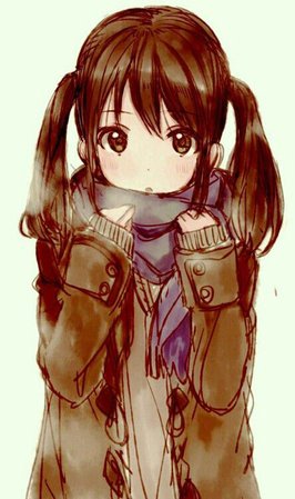 young anime girl
