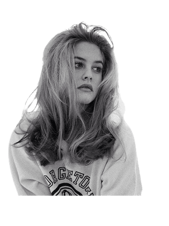 Alicia Silverstone 90s blowout hair