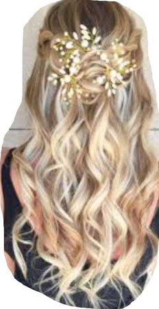Blonde Curly Prom Hair 2020