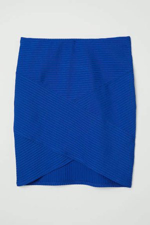 Fitted Skirt - Blue