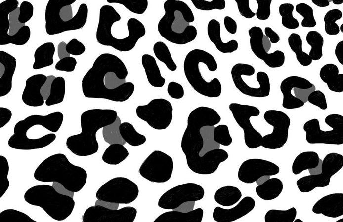 Black and White Leopard Print Wallpaper | MuralsWallpaper