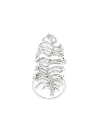 Elise Dray Feather Cuff Ring