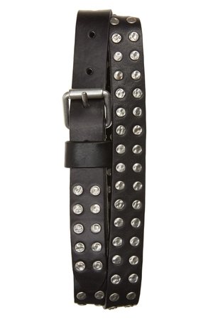 ALLSAINTS Studded Leather Belt