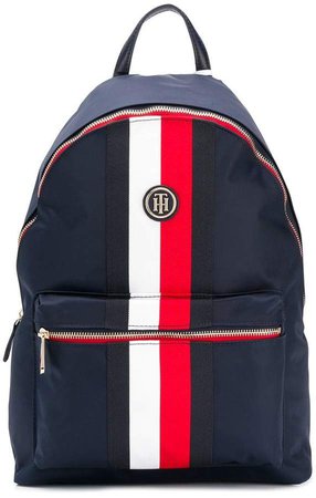 stripe detail backpack