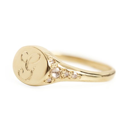 Viola's Treasure Signet Ring