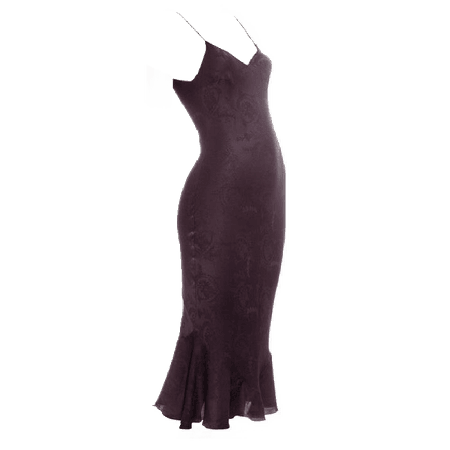 purple vintage slip dress