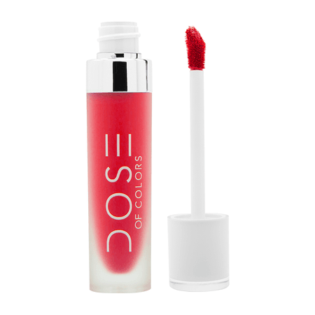 CORAL CRUSH- Bright Coral Liquid Matte Lipstick - Dose of Colors