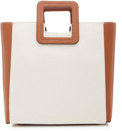 Shirley Canvas and Leather Tote