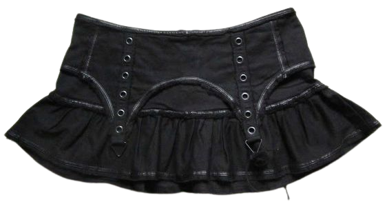 black miniskirt no bg