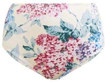 Ephemera - Bloom Floral Print Bikini Briefs - Womens - Blue Print