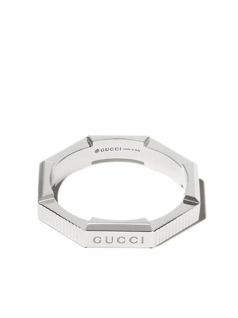 Gucci 18kt White Gold Link To Love Ring - Farfetch