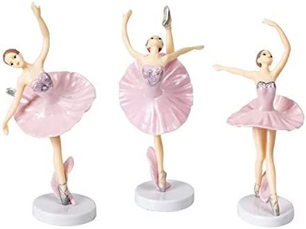 Amazon.com: Ballet Girls Cake Topper Party Cake Decoration Supplies 3Pcs Pink Ballerina Cupcake Toppers for Girl Birthday,Baby Shower and Wedding Ballet Party Favors Supplies : Grocery & Gourmet Food