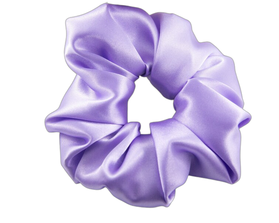 Lilac Satin Scrunchie | Light purple Scrunchie | Hair Accessories | maid of honour gift | Soft Satin Fabric | Bridesmaid | Easter gift