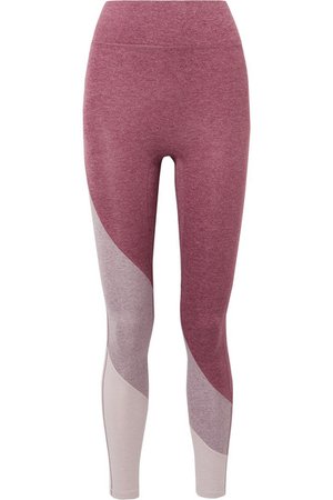 We/Me | The Yin color-block stretch-jersey leggings | NET-A-PORTER.COM