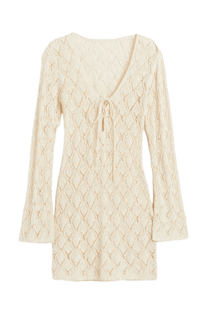 H&M Crochet-look Beach Dress