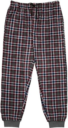 North 15 Men's Super Soft, Plaid Minky Fleece Lounge Pants at Amazon Men’s Clothing store