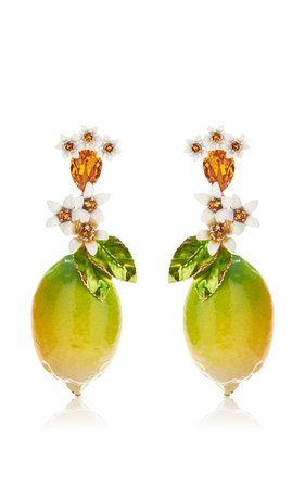 Lemon Earrings (Dolce + Gabbana)