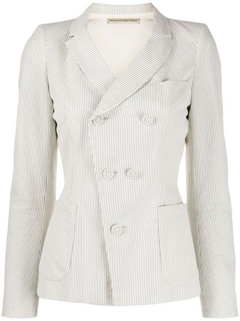 Balenciaga Pre-Owned 1990S Striped Jacket Vintage | Farfetch.com