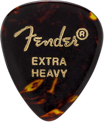 Fender guitar pick 451 Shape, Shell, Extra Heavy (12)