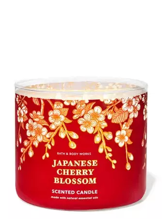 Japanese Cherry Blossom 3-Wick Candle | Bath & Body Works