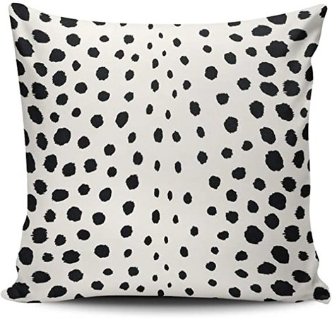 Amazon.com: Fanaing Chic Black White Cheetah Print Pattern Pillowcase Home Sofa Decorative 20x20 Inch Square Throw Pillow Case Decor Cushion Covers One-Side Printed: Home & Kitchen