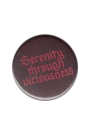 serenity through viciousness vintage button ❦ clip by strangebbeast