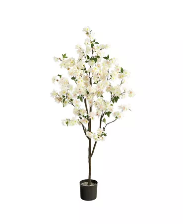 Nearly Natural 6' Cherry Blossom Artificial Tree