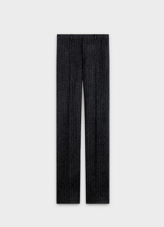 straight-leg pants in striped wool | CELINE Official Website