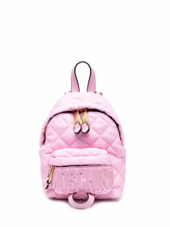 Moschino mini quilted backpack - FARFETCH