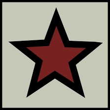 dark red star