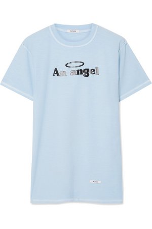 BLOUSE | An Angel cotton-jersey T-shirt | NET-A-PORTER.COM