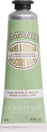 Amazon.com: L'Occitane Almond Delicious Hand & Nail Cream, 1 OZ: Irresistible Scent, Softening, Moisturizing, Infused With Almond Oil, 24-hour hydration* : Beauty & Personal Care