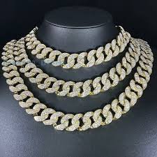 iced gold chain - Google Search