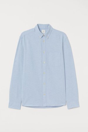 Regular Fit Oxford Shirt - Light blue - Men | H&M US