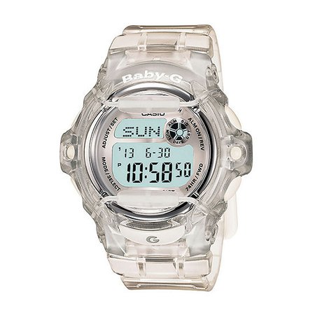 Casio Baby G Womens Digital White Strap Watch Bg169r-7bm - JCPenney